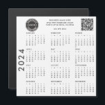 Business Logo Company Employees 2024 Calendar<br><div class="desc">Unleash the beauty of personalized organization with our Customizable Magnetic 2024 Calendar! This uniquely tailored calendar perfectly combines convenience, functionality, and style, making it an outstanding addition to your home, office, or school space. The compact and convenient design allows the calendar to easily attach to any magnetic surface, ensuring that...</div>