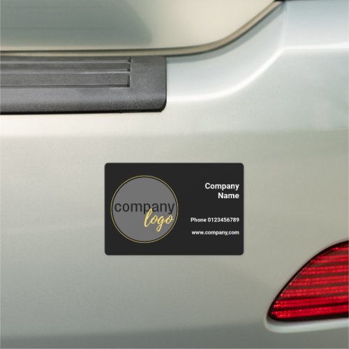 BUSINESS LOGO COMPANY NAME CONTACTS MARKETING  CAR MAGNET