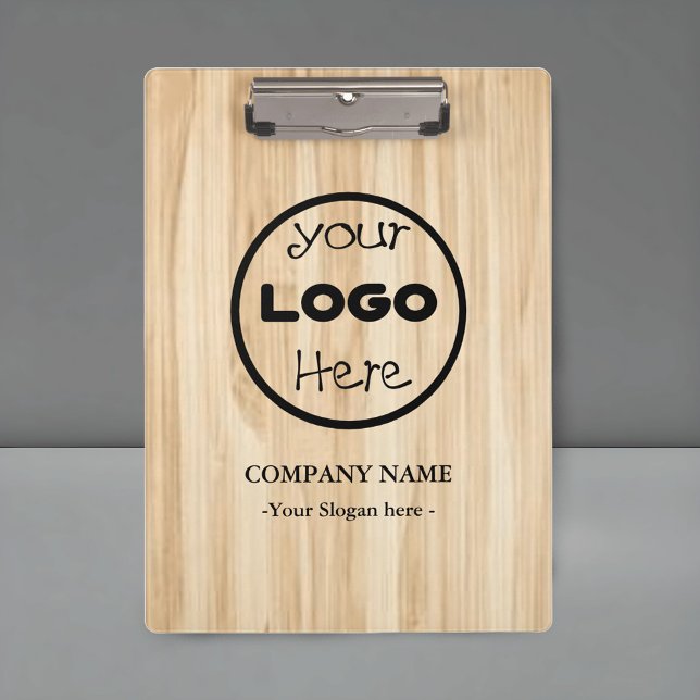 Business Logo Company Professional Corporate  Clipboard (Discover the perfect clipboard for your professional needs at Professional Corporate Clipboard.)
