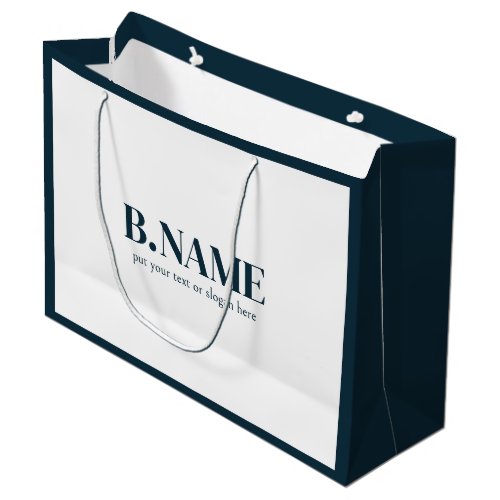 Business Logo Company Professional corporate Large Gift Bag