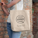 Business Logo | Company Professional Corporate Tote Bag<br><div class="desc">A simple custom business template in a modern minimalist style which can be easily updated with your company logo and text. If you need any help personalizing this product,  please contact me using the message button below and I'll be happy to help.</div>