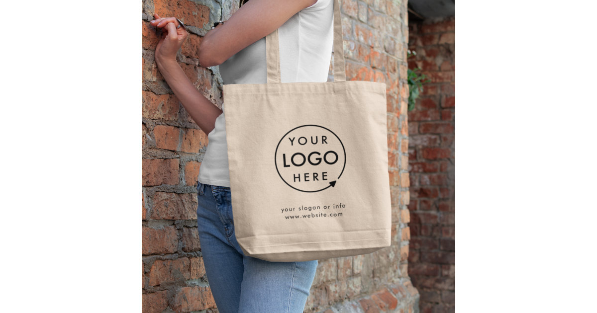Business Logo | Company Professional Corporate Tote Bag | Zazzle