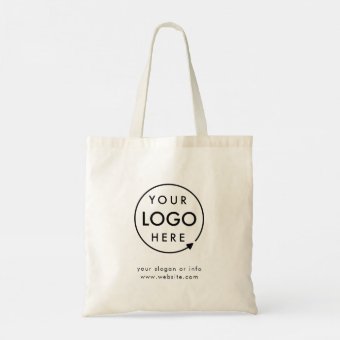 Business Logo | Company Professional Corporate Tote Bag | Zazzle