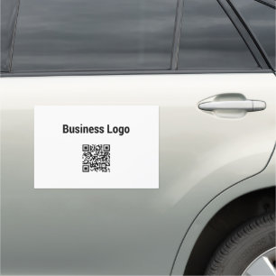 Business Logo Company Promotional QR Code Car Magnet
