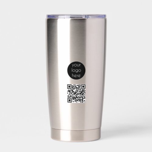 Business Logo Company Promotional QR Code Insulated Tumbler