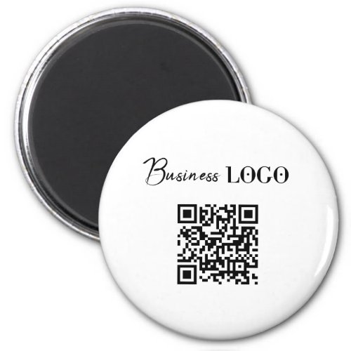 Business Logo Company Promotional QR Code Magnet
