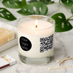 Business Logo Company Promotional QR Code Scented Candle