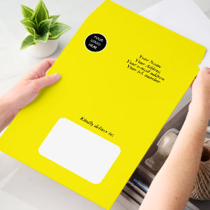 Business Logo Company Promotional Yellow Envelope Mailers