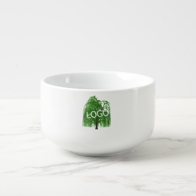 Business Logo Company Soup Mug (Front)