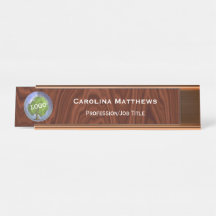 Business Logo Company Wood Changeable