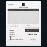 Business Logo Construction & Contractor Invoice  Letterhead<br><div class="desc">Business Logo Construction & Contractor Invoice Letterhead features simple billing format and logo template.A perfect professional design for contractor, small business & construction business .Easy to customize .Please click on the personalize button to customize it with your text & logo.Kindly visit my store " loveyouart" for other or similar designs...</div>