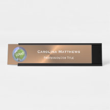 Business Logo Copper Changeable