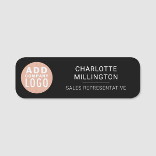 Business Logo Corporate Employees Name Tag