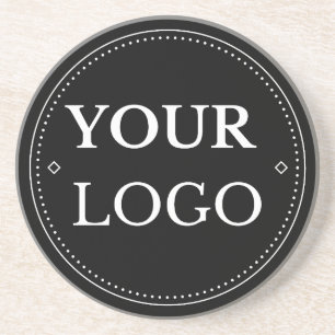 Business Logo Corporate Modern Coaster