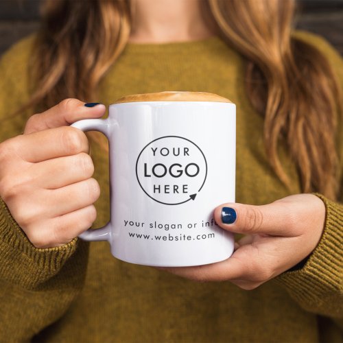 Business Logo Corporate Promotional Modern Minimal Coffee Mug