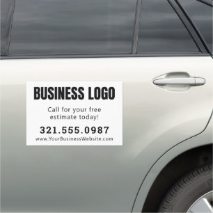Business Logo Custom Car Magnet