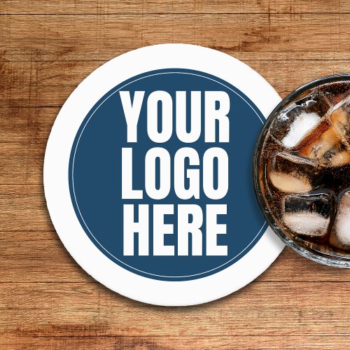 Business Logo Custom Company Photo Round Paper Coaster