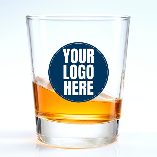 Business Logo Custom Company Photo Shot Glass