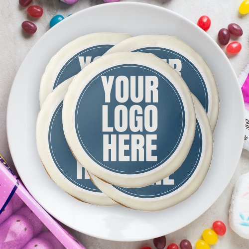 Business Logo Custom Company Photo Sugar Cookie