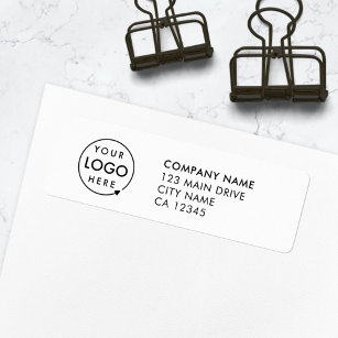 Business Logo   Custom Company Return Address Label