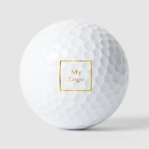 Business logo custom golf balls