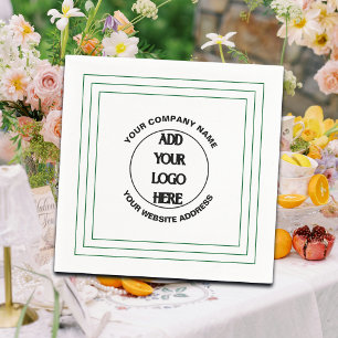 Business Logo Custom Napkins