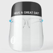 Business Logo Custom Personalized Face Shield (Front)