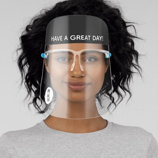 Business Logo Custom Personalized Face Shield (Insitu)