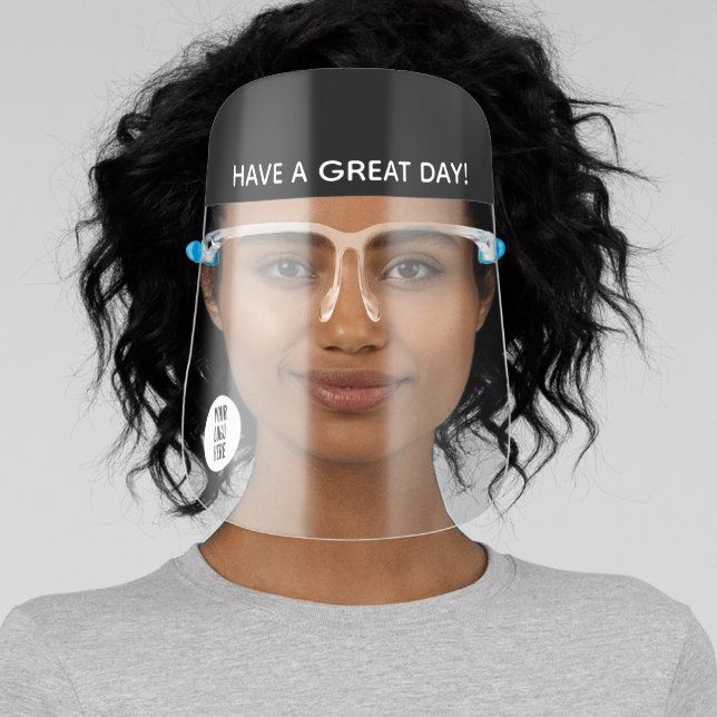 Business Logo Custom Personalized Face Shield (Insitu)