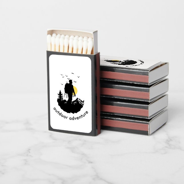 Business Logo - Custom Printed for Your Business Matchboxes (Stacked)