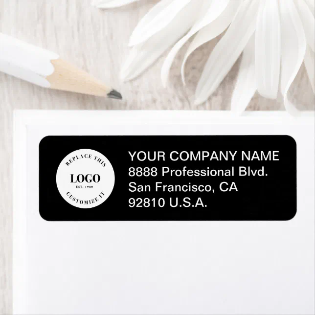 Business logo Custom Professional Corporate Label | Zazzle