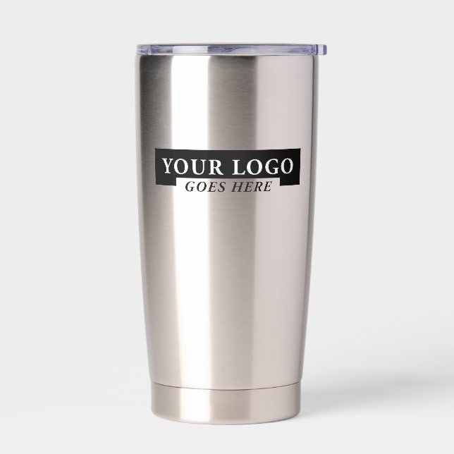 Business logo Custom QR code website Professional Insulated Tumbler (Left)