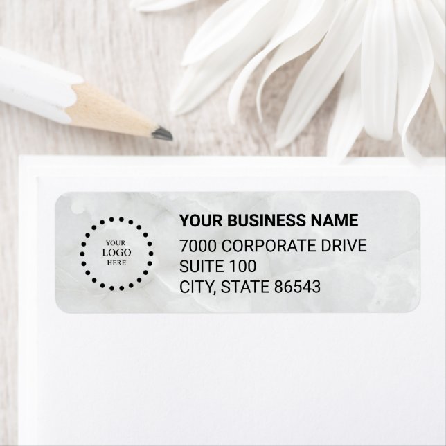 Business Logo Custom Return Address Label (Insitu)