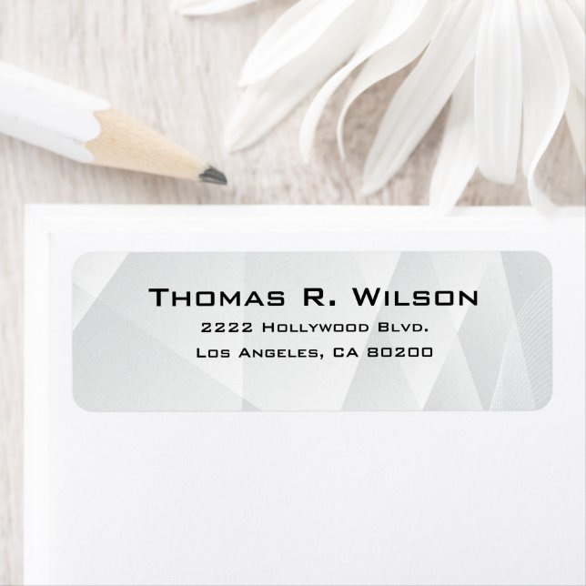 Business Logo Custom Return Address Label (Insitu)