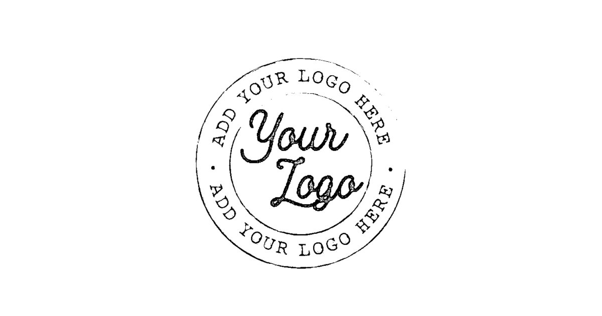 Custom Round Rubber Logo Stamp