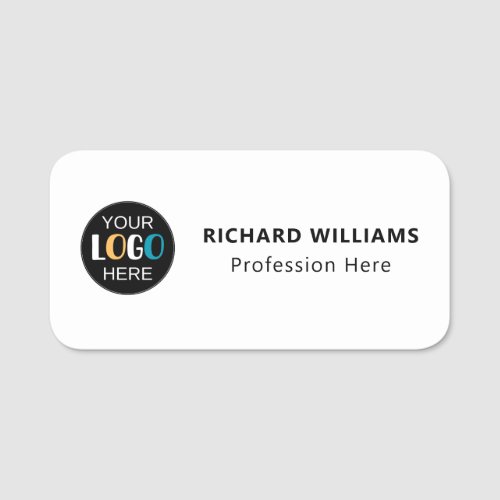 Business Logo Custom Staff Identification Name Tag