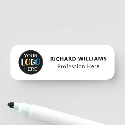 Business Logo Custom Staff Identification Name Tag