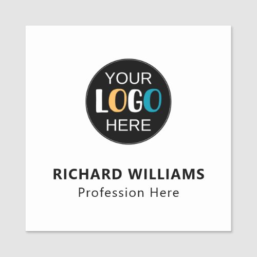 Business Logo Custom Staff Identification Name Tag
