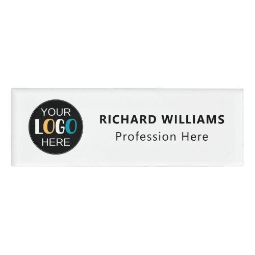 Business Logo Custom Staff Identification Name Tag