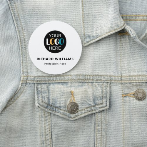 Business Logo Custom Staff Identification Name Tag
