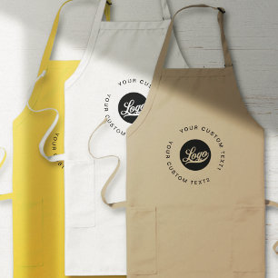Business logo Custom with pockets Company Brand Long Apron