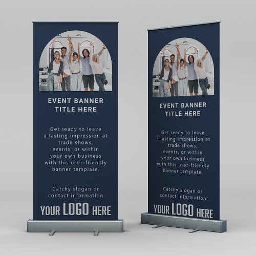 Business Logo Customized Tradeshow Special Event Retractable Banner