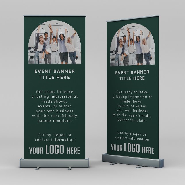 Business Logo Customized Tradeshow Special Event Retractable Banner (Creator Uploaded)