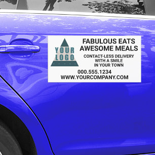 Business Logo Delivery Driver Gig Easy Swap Car Magnet