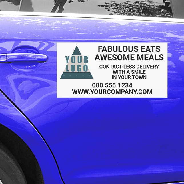 Business Logo Delivery Driver Gig Easy Swap Car Magnet (Creator Uploaded)