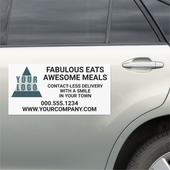 Business Logo Delivery Driver Gig Easy Swap Car Magnet
