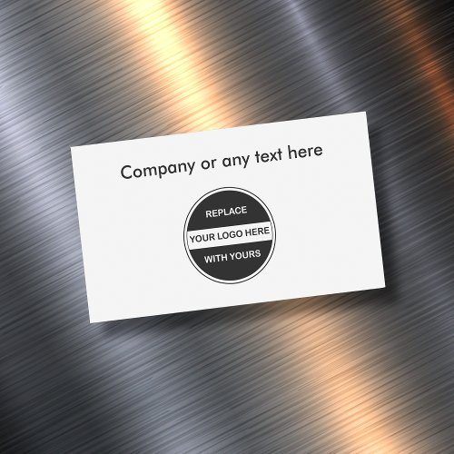 Business Logo Design Business Card Magnet
