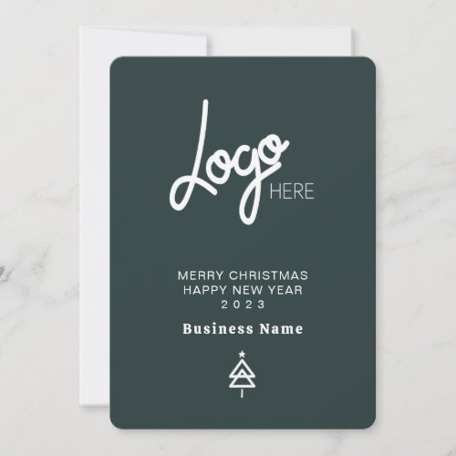 Business Logo Design Christmas Holiday Card