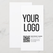 Business Logo & Editable Qr Code (Front/Back)