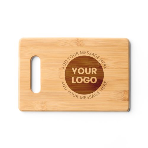 Business Logo  Editable Text Cutting Board